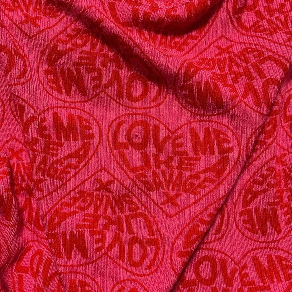 Savage X Fenty by Rihanna NWT rib sleep crop top pink size 3XL (20-22) - Picture 6 of 10